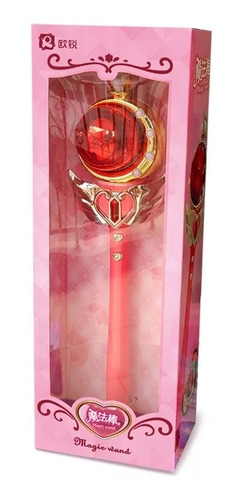 Sailor Moon Cetro,vara Corazón Lunar Luz Y Sonido.