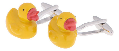 Cute Amarillo Pato Gemelos Moda Moda Camisa Joyería