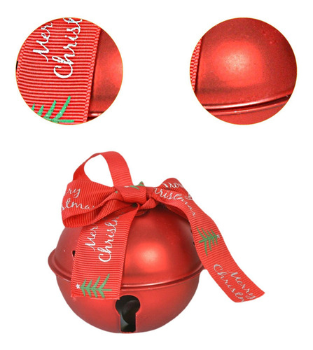 Cascabel De Navidad, Colgante De Campana De Navidad, Rojo