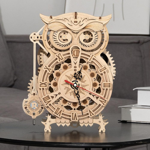 Rokr 3d Rompecabezas De Madera Para Adultos Kits De Reloj Me