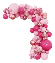 Comprar Arco De 101 Globos Rosas Para Arcos Decoración + Accesorios