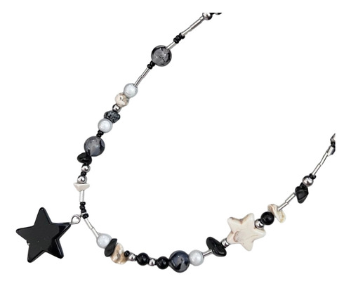 (2 #mold) Genial Collar Con Colgante De Estrella, Elegante G