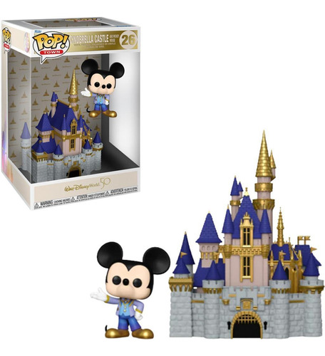 Funko Pop Town Disney Walt Disney World Castle & Mickey 26