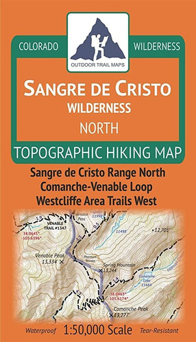 Al Aire Libre Del Centro Mapas De Sangre De Cristo Wildernes