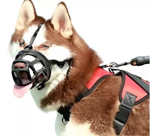 Focinho de cachorro grande para cachorro Focinho grande para cachorro grande, cor XXL, cor preta