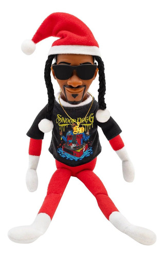 Muñeco Elfo De Navidad Snoop Dogg On A Stoop