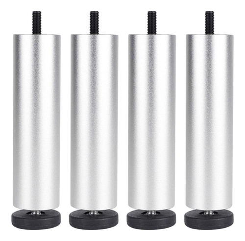 Patas Del Sofá De Los Muebles 4pcs Para La Cama Plata 20cm