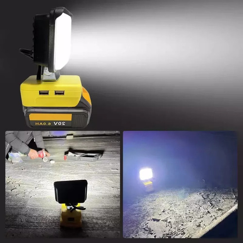 Linternas Led Portátiles Inalámbricas Para Dewalt 1