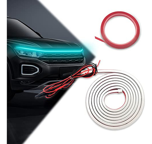 Car Hood Led Strip Lights Dynamic Scan Start Up, 70 Inches F