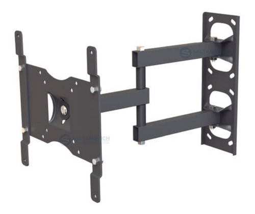 Imagen 6 de 6 de Soporte Tv Nakan Spl575e Extensible Giratorio 10 A 43