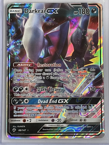 Cartas Pokemon Darkrai Gx