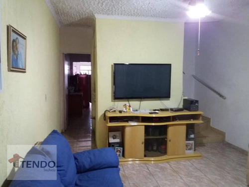 Imagem 1 de 20 de Imob01 - Sobrado 141 M² - Venda - 3 Dormitórios - Jardim - Santo André/sp - So0581