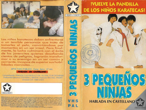 3 Pequeños Ninjas Vhs Español Latino