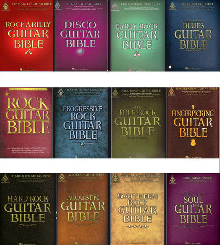 Colecciòn Libros Guitar Bible Partitura Tablatura Guitarra