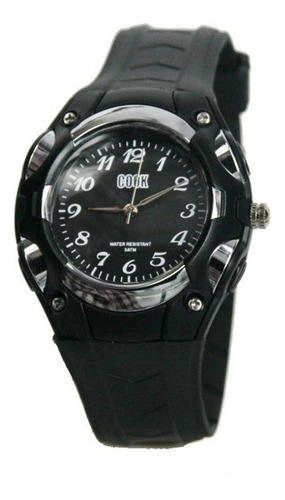 Reloj John L. Cook Mujer Niña/o 9489/90/1/2/3 Malla Negro-blanco