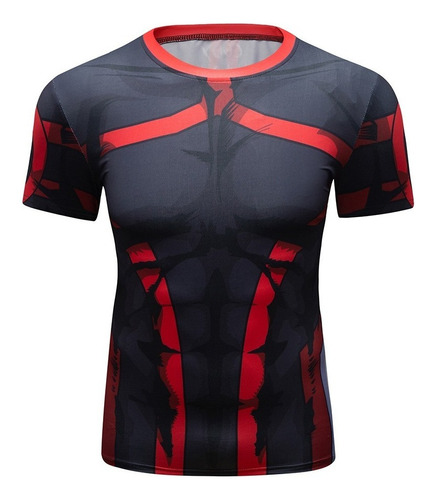 Playera My Hero Academia All Might Anime Cosplay Gimnasio 3d