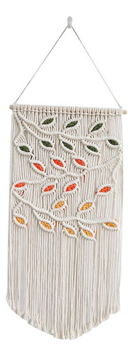 Nuevo Tapiz Rústico De Macramé For Colgar En La Pared, Borla