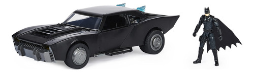 Dc Comics, Batman Batmobile Con Figura De Batman De 4 Pulgad