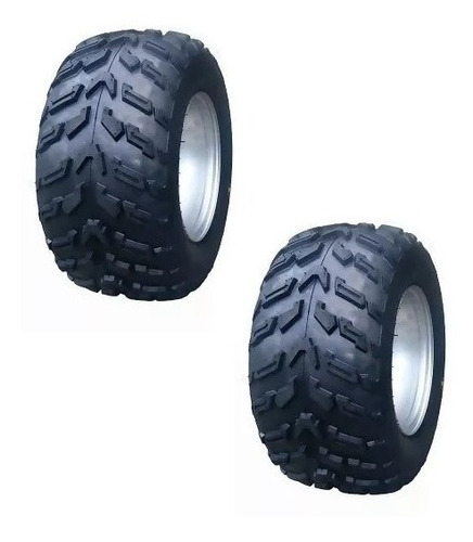 Par Neumatico Cuadrimoto Atv 22x10-10 C/llanta Negra