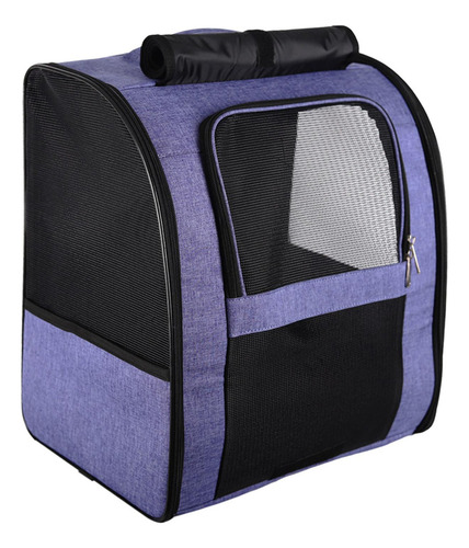 Mochila Plegable Para Mascotas, Perros Y Gatos, Púrpura S