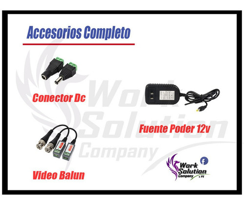 Kit 4 Cámaras De Seguridad Full Hd 2mp E-dvr Essd 300gb