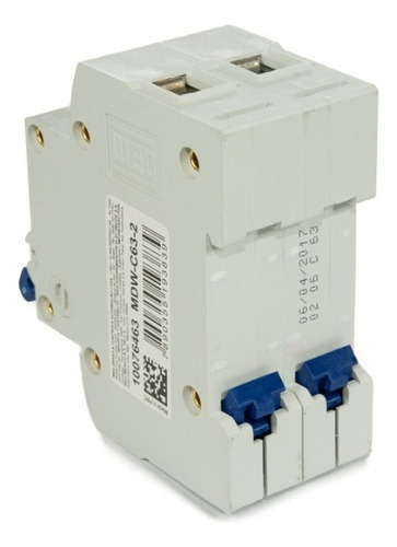 Disjuntor Trifasico 63a Curva C 440vca 3ka Weg Mdw-c63-2