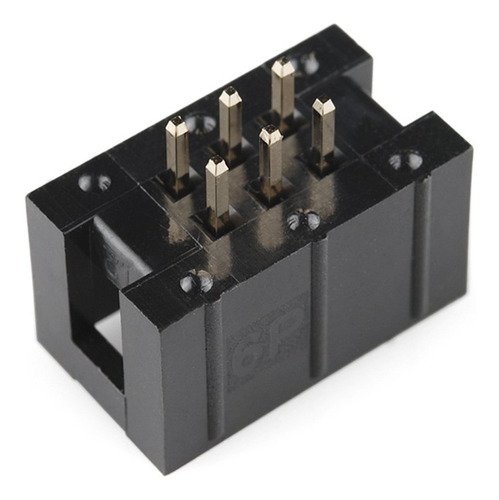 Genérico 2 x 3 pin Shrouded 0.1  De Cabecera (pack De 10)