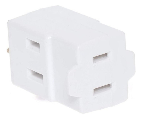 Adaptador Clavija Multicontacto Cubo Triple 15a Blanco Igoto