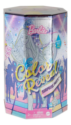 Muñeca Barbie Color Reveal 50 Sorpresas Original Mattel Usa