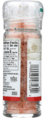 Molinillo De Sal Rosa Del Himalaya 365 Whole Foods 95 G