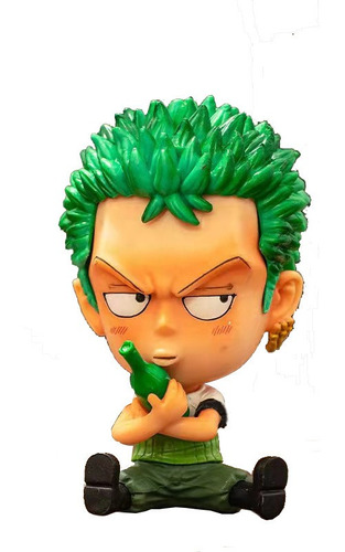 Figura Zoro One Piece Anime Muñeco Sentado Pvc 