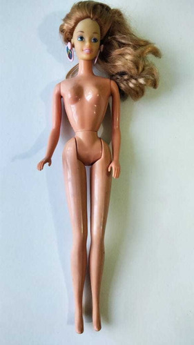 Barbie Vintage México 1966 Cintura Giratoria Rubia Aretes