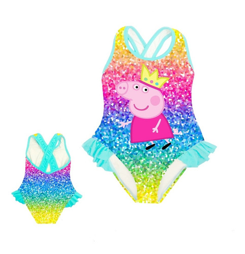 Bañador Manguita Faralados Entero Peppa Pig