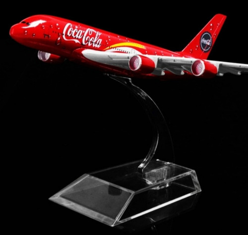 Avión De Colección A Escala 1/400 Coca Cola  