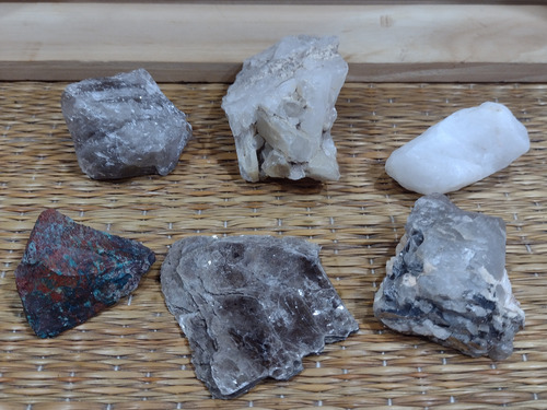 Piedras Energéticas ( Cuarzo, Lepidolita, Crisocola) 320 Grs