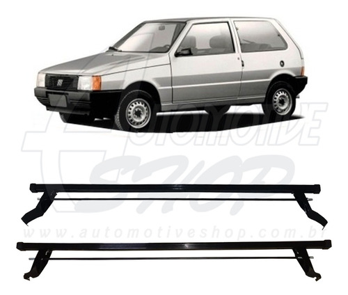 Rack Teto Roca Bagageiros Fiat Uno 84 Até 94 2 Portas 1174