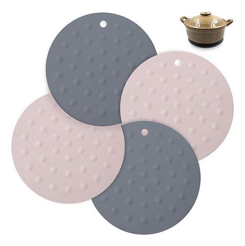 Tapete De Mesa Grueso De 4 Piezas, Maceta De Silicona Para U