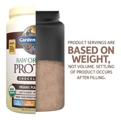 Garden Of Life Proteína Orgánica - Chocolate - 660g - Vegano
