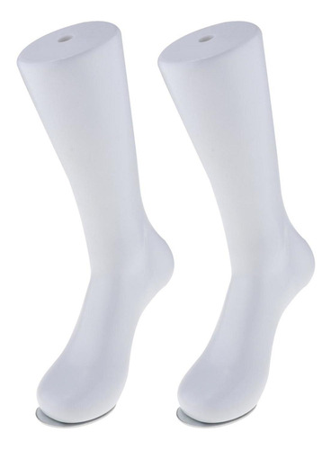 2x Maniquí Masculino Pie Flesh Tone Sox / Sock Display 36cm