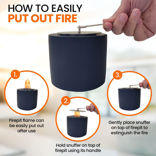 Braseiro Portátil Para Fogueira De Mesa, Tamanho Mini