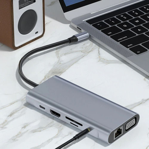 Dockstation Usb C, Hdmi Macbook Air Pro Processador M1 + Nf