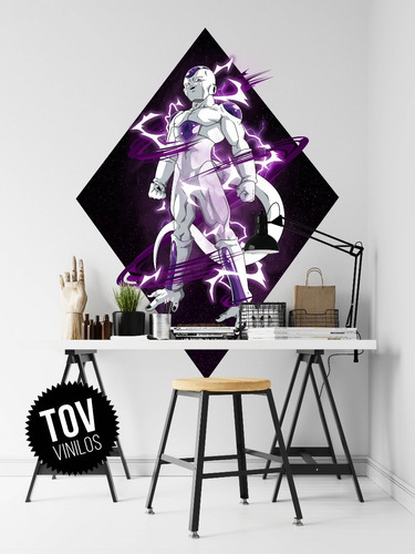 Vinilo Decorativo Freezer Dragon Ball Tov X L Para Pared