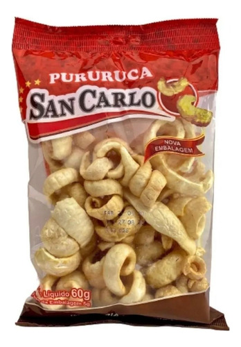 Pururuca, Salgadinho Snack 100% De Suíno 60g, Sem Glúten.