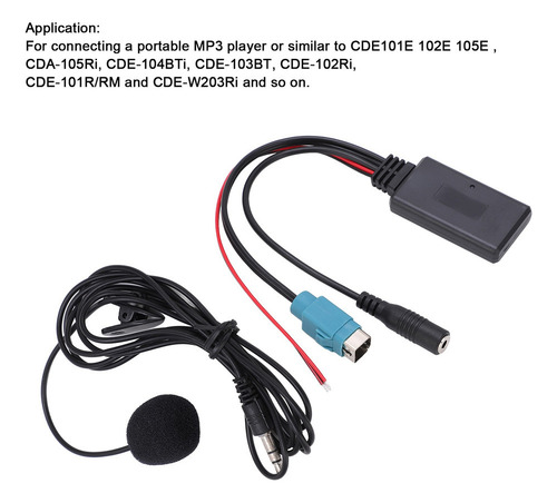 Para Cable Auxiliar Bluetooth Estéreo Alpine De 2009 En A.