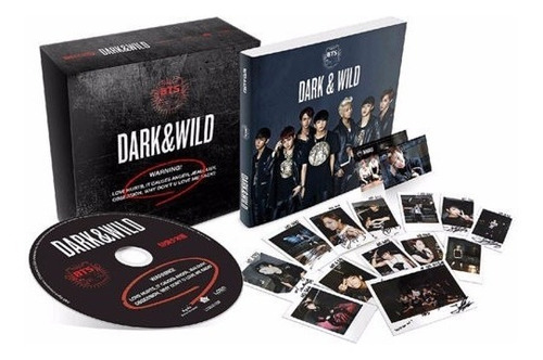 Novo CD importado do Bts Dark & Wild Vol 1 e material bônus