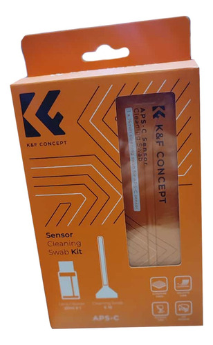 Kit De Limpieza De Sensor Aps-c K&f Concept X 10 Unid-tienda