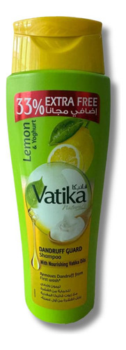 Shampoo Vatika Limon & Yoghurt 400 Ml 33% Extra