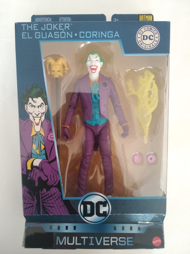 Guason Joker Dc Multiverse Batman 80 Years Mattel