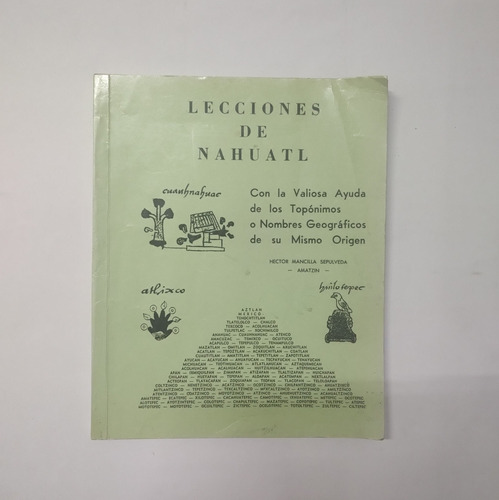 Lecciones Nahuatl Con Topónimos Español- Nahuatl