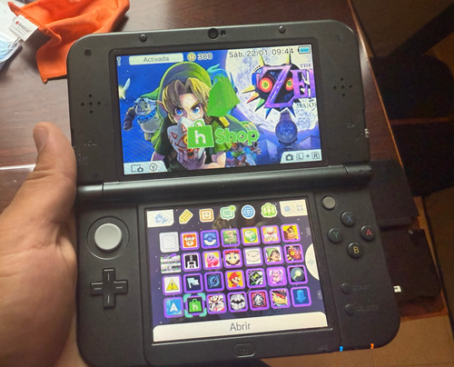 Nintendo New 3ds Xl Majosas Mask Ips Negro (Usado)